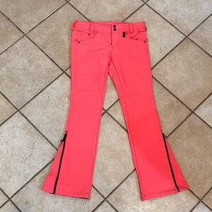 Volcom snoga style Pink Flared winter ski Bottoms